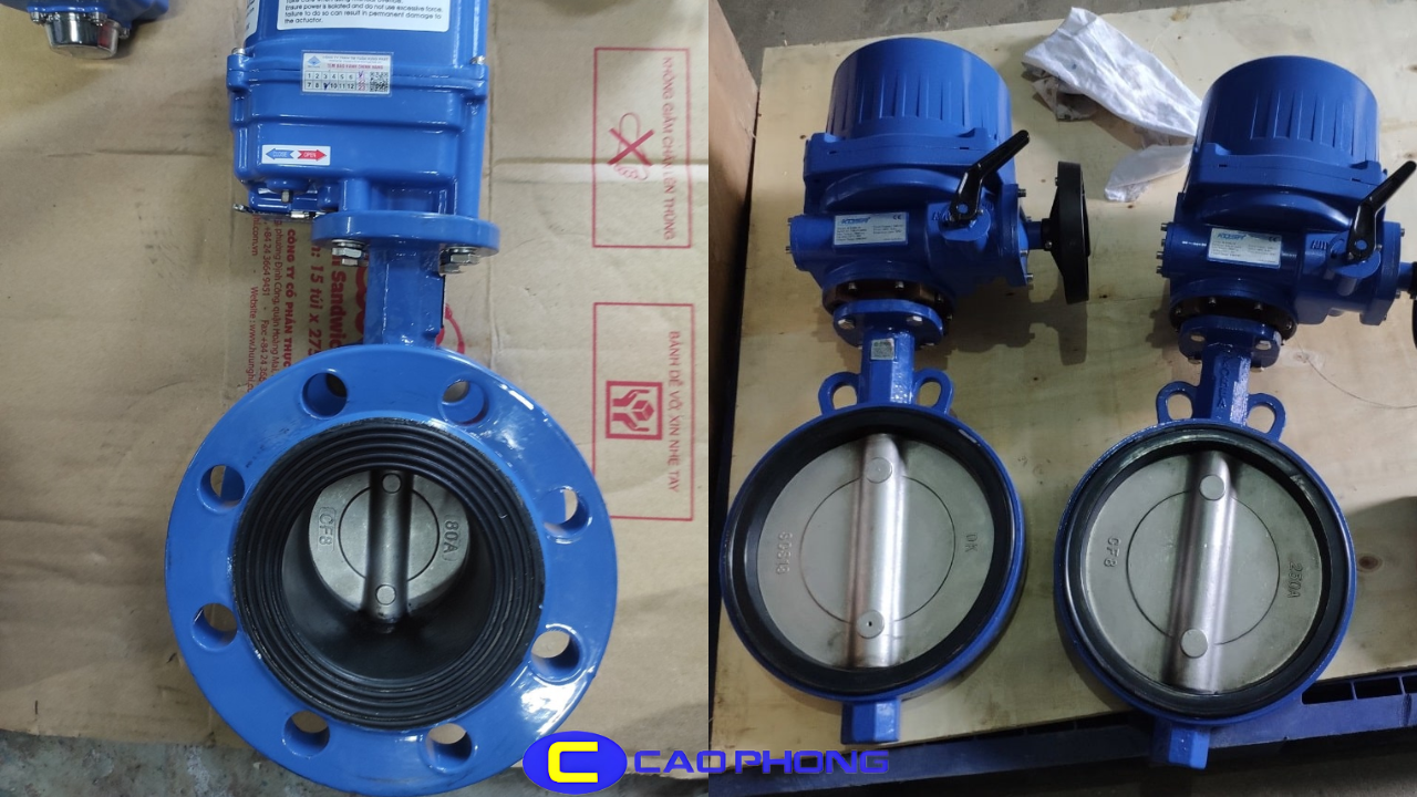Van bướm điện Hàn Quốc với động cơ mạnh mẽ mang lại khả năng đóng mở chính xác và tin cậy