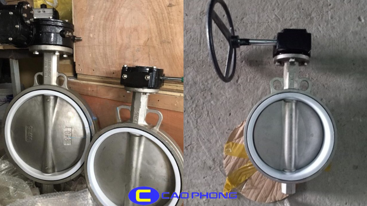 Van Bướm Tay Quay Inox Samwoo 1 Van bướm tay quay inox Samwoo thích hợp cho môi trường ăn mòn và áp lực cao