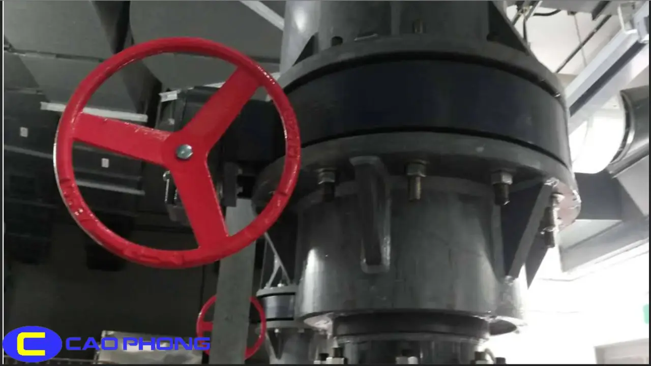 Van bướm nhựa tay quay PVC FINMAX dùng tốt cho xử lý nước