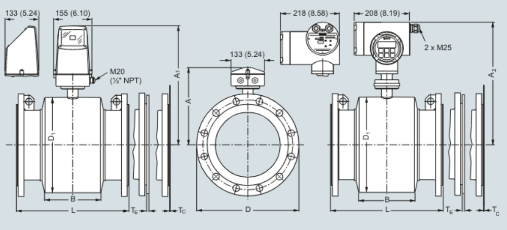 Đồng Hồ Đo Lưu Lượng Siemens MAG 3100