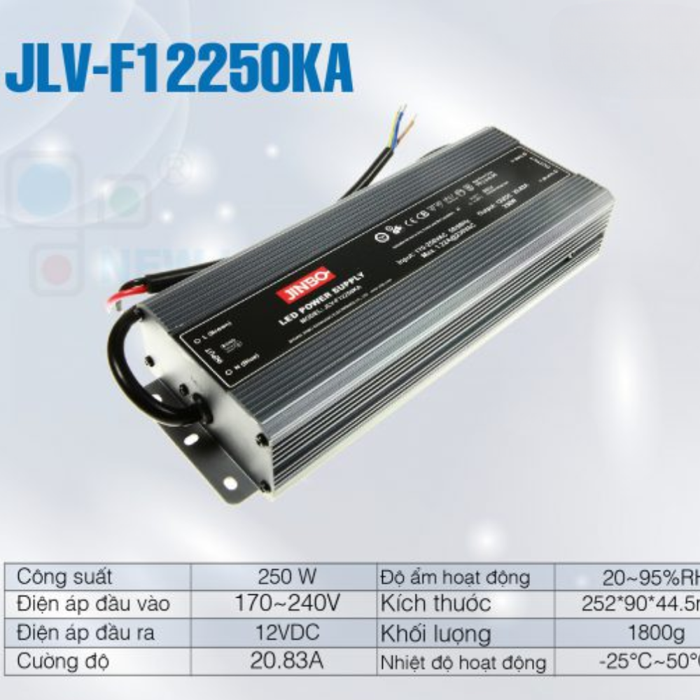 Nguon Led Jinbo Chong Nuoc 250W