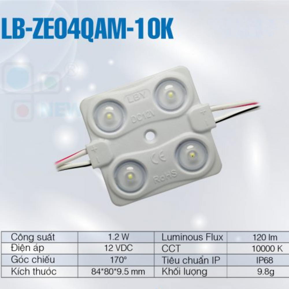 Den LED 4 Bong LB-ZE04QAM-10K