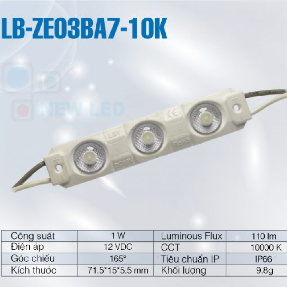 Den LED 3 Bong LB-ZE03BA7-10K