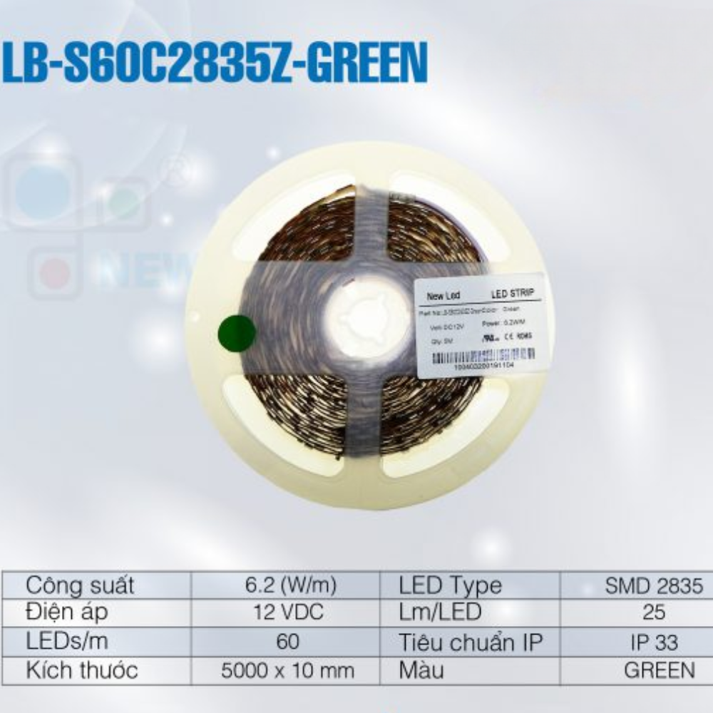 LED Day ZICZAC LB-S60C2835Z-GREEN