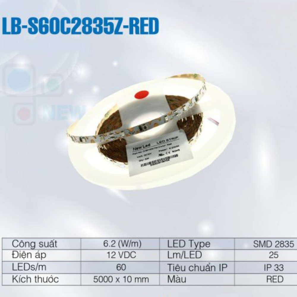 LED Day ZICZAC LB-S60C2835Z-RED