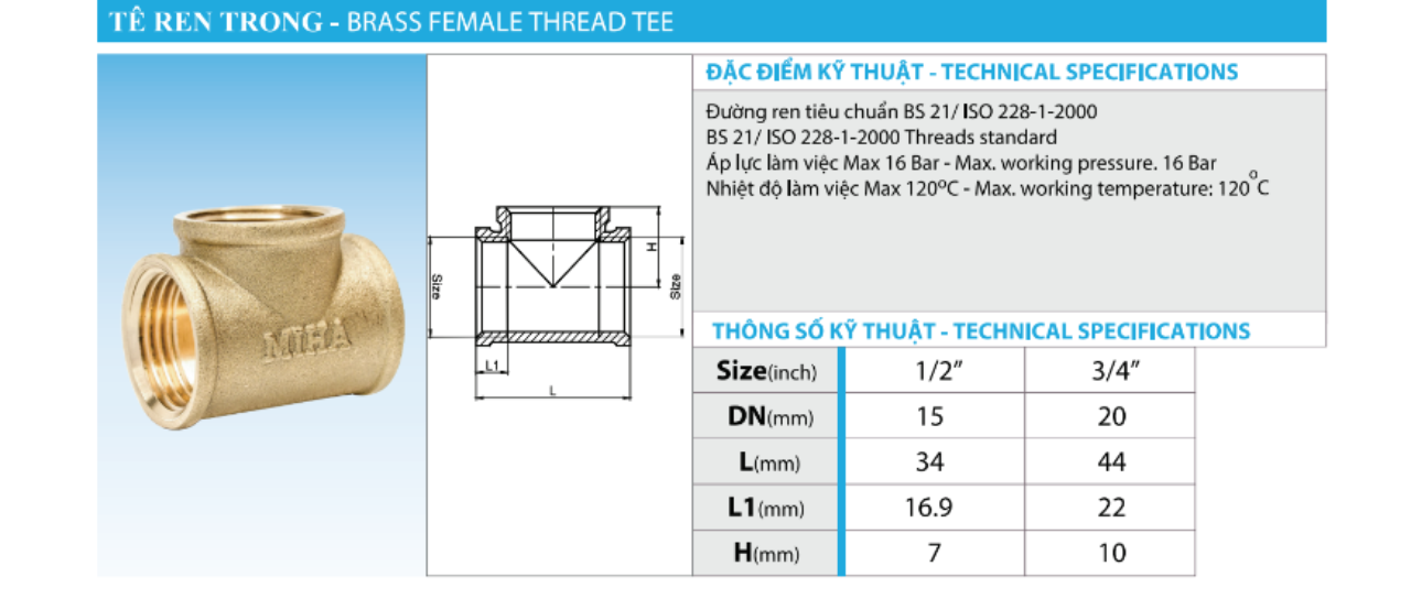 Tê Đồng Ren Trong MH