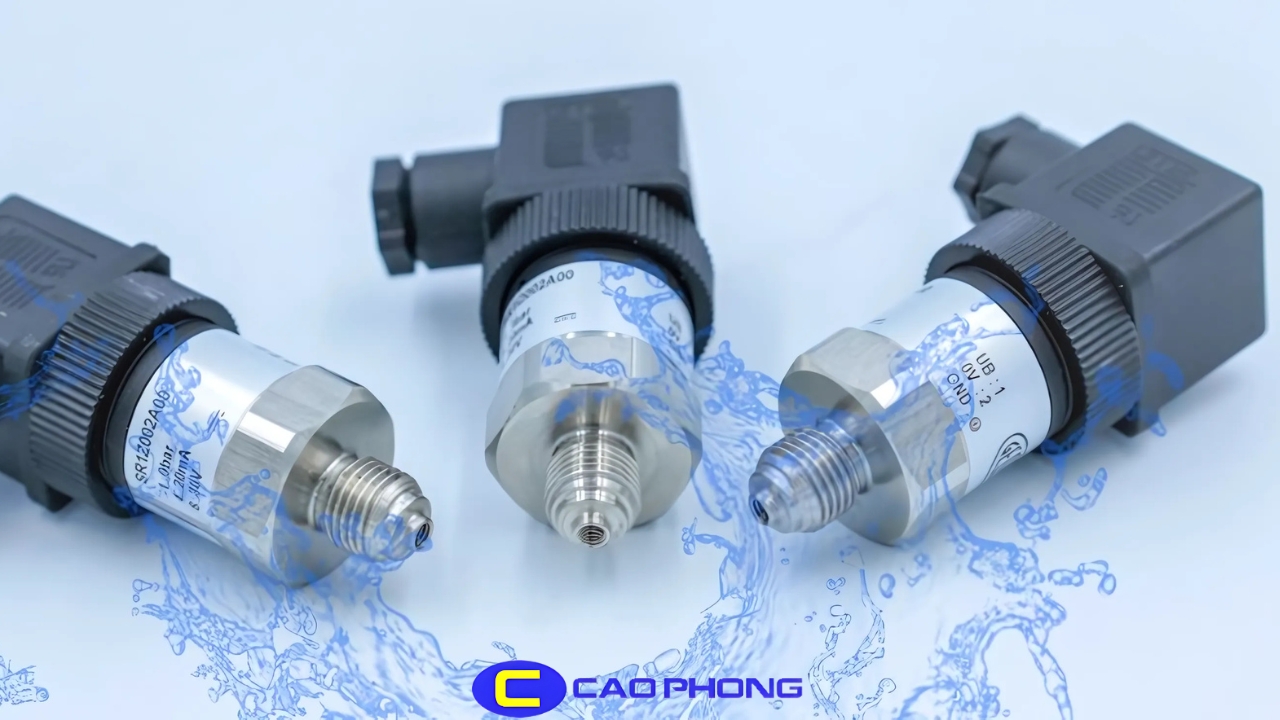 Cảm biến áp suất giúp giám sát chính xác áp lực nước trong hệ thống cấp thoát nước hiện đại