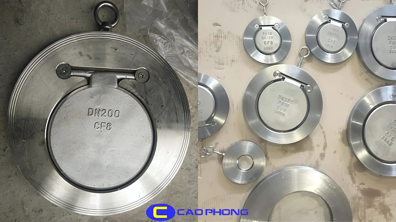Van một chiều lá lật ứng dụng hiệu quả cho đường ống DN125 trở lên