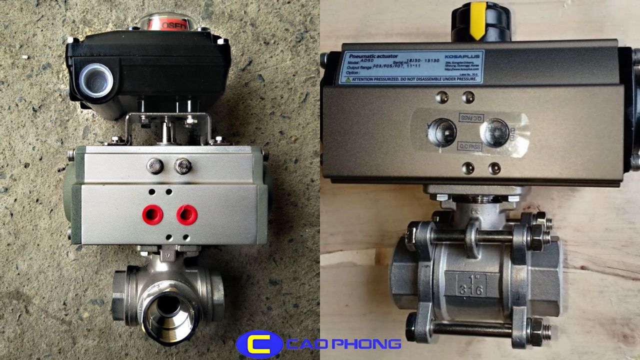Van bi điều khiển khí nén thích hợp cho hệ thống cần đóng mở nhanh và chính xác