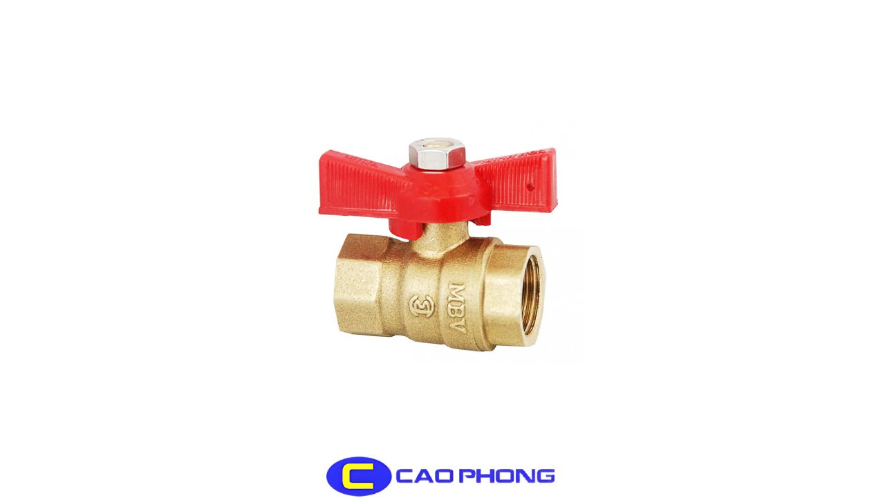 Van bi tay bướm với thiết kế nhỏ gọn kết hợp thao tác đóng mở linh hoạt