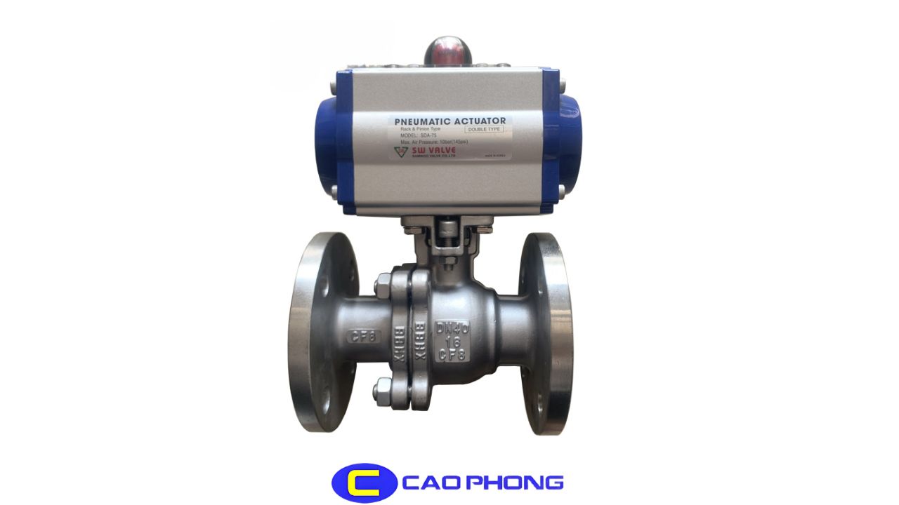 Ứng dụng thực tế của van bi điều khiển khí nén trong hệ thống đường ống chịu nhiệt độ cao và áp suất ổn định