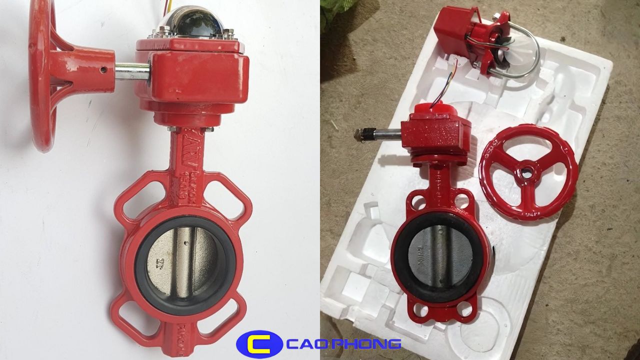 Van công nghiệp thông minh tích hợp công tắc giám sát giúp kiểm soát trạng thái đóng mở chính xác từ xa