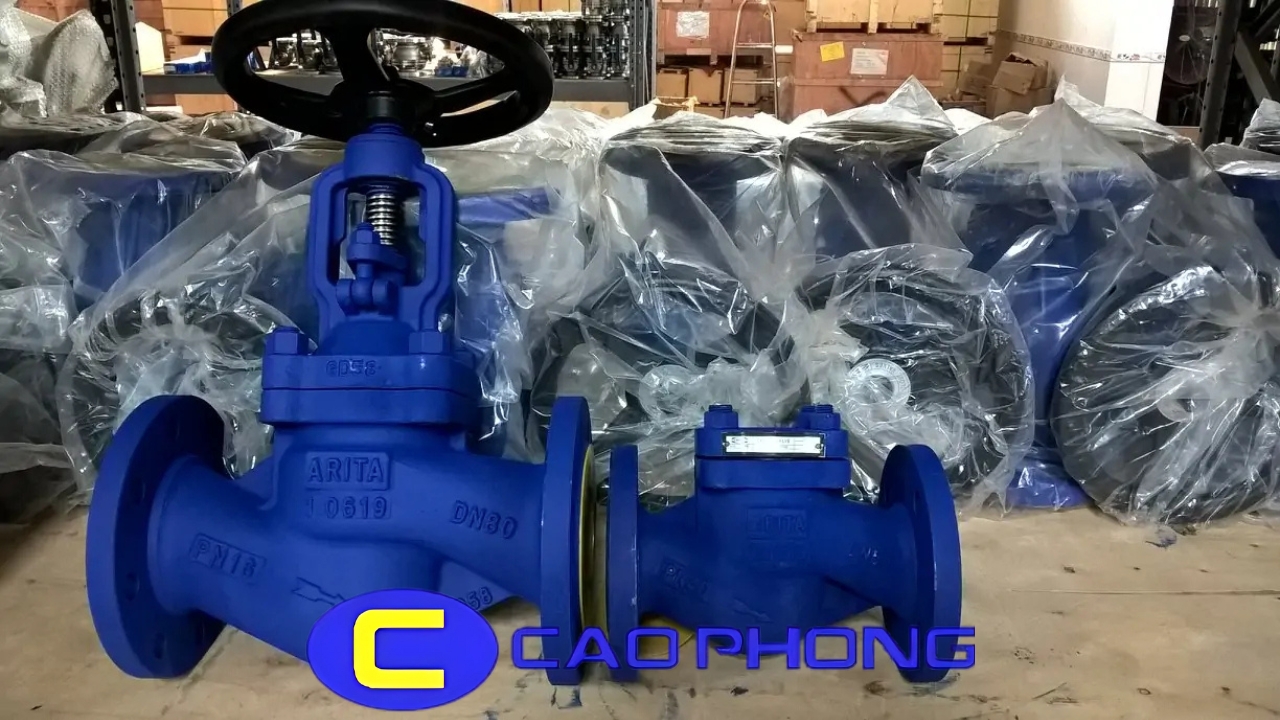 Van cầu hoạt động theo cơ chế nâng hạ đĩa để điều tiết dòng chảy chính xác
