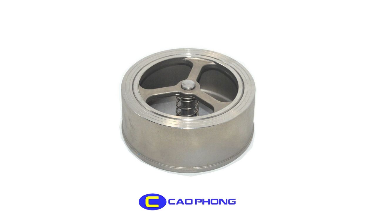 Thiết kế đĩa và lò xo giúp van một chiều đóng mở ổn định và bền bỉ