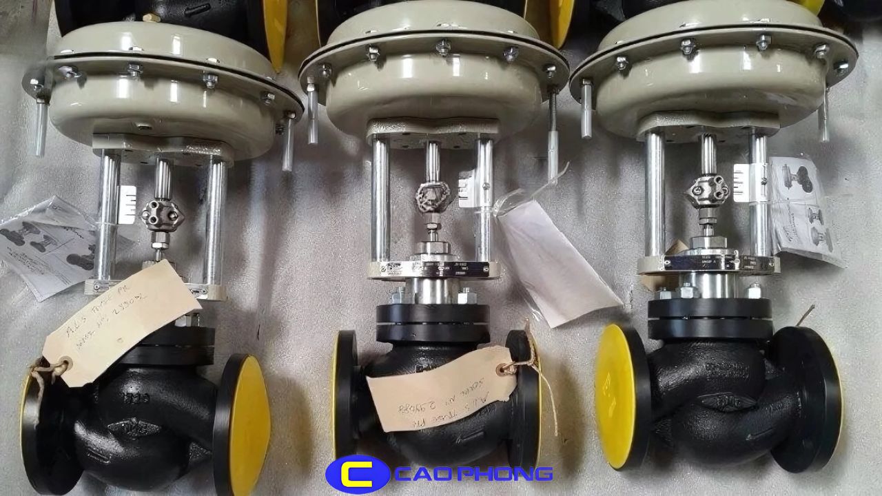 Van cầu điều khiển khí nén kết hợp với bộ điều khiển điện giúp tối ưu vận hành
