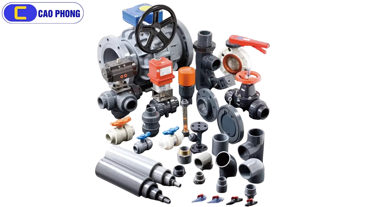 Tổng hợp các loại van nước bằng nhựa PVC chất lượng cao