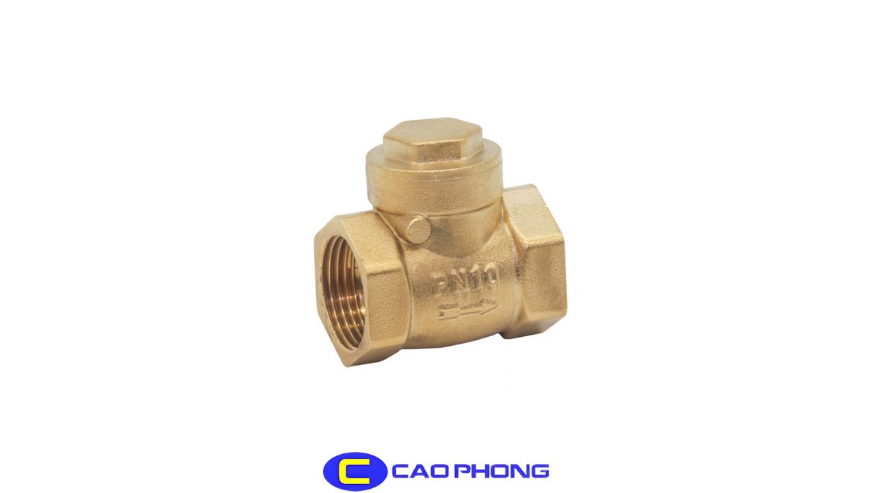 Van một chiều chất liệu đồng đảm bảo hoạt động ổn định và an toàn lâu dài