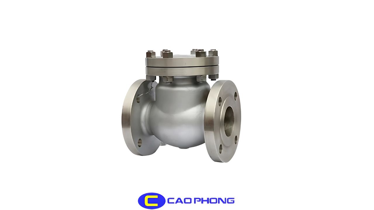 Van một chiều inox hoạt động ổn định trong hệ thống nước và hơi nóng