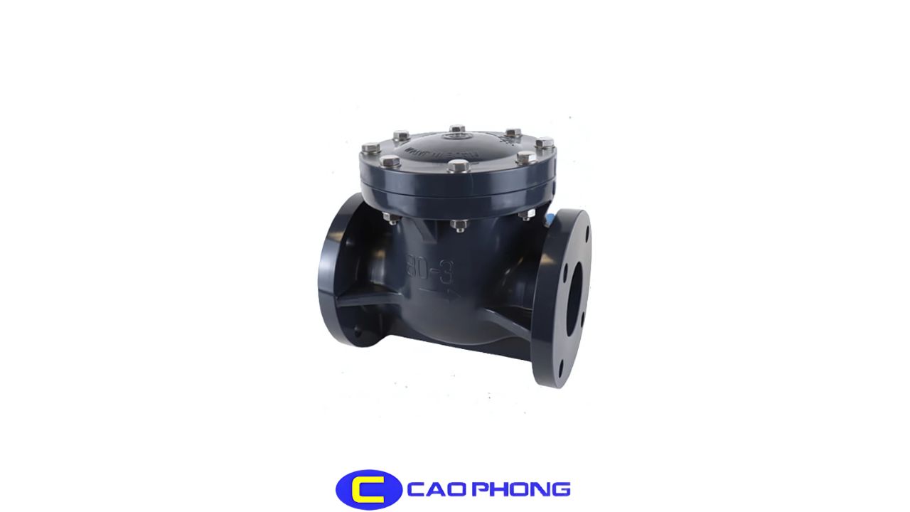 Ứng dụng phổ biến trong hệ thống tưới tiêu và xử lý nước nhờ van một chiều bằng nhựa.