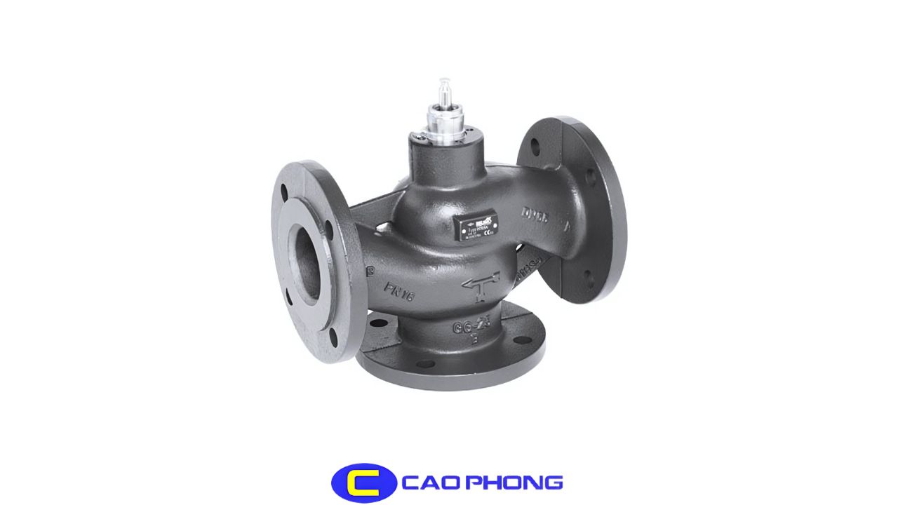Cấu trúc van cầu ba ngả thân hình chữ T đảm bảo hiệu suất vận hành ổn định và linh hoạt.