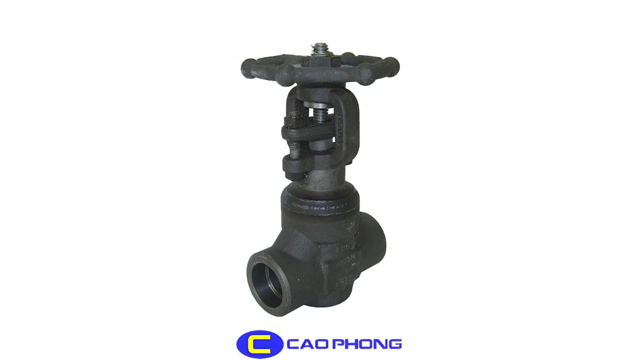 Van cổng được hàn trực tiếp vào đường ống đảm bảo độ bền và ổn định lâu dài