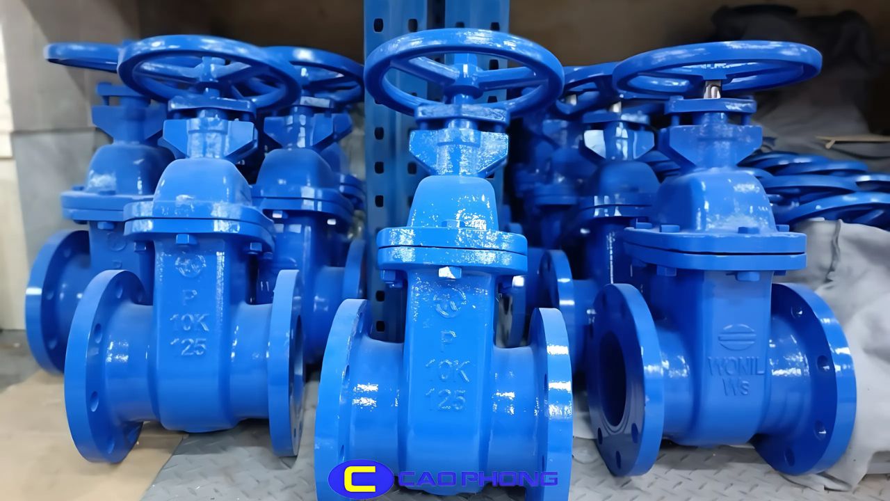 Van cổng tay quay dạng ty chìm mang lại hiệu quả đóng mở ổn định và bền bỉ