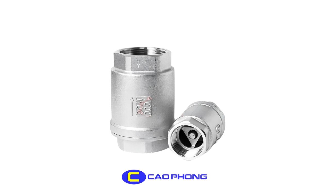 Thiết kế đơn giản nhưng hiệu quả cao của van một chiều lò xo trong các hệ thống công nghiệp và dân dụng.