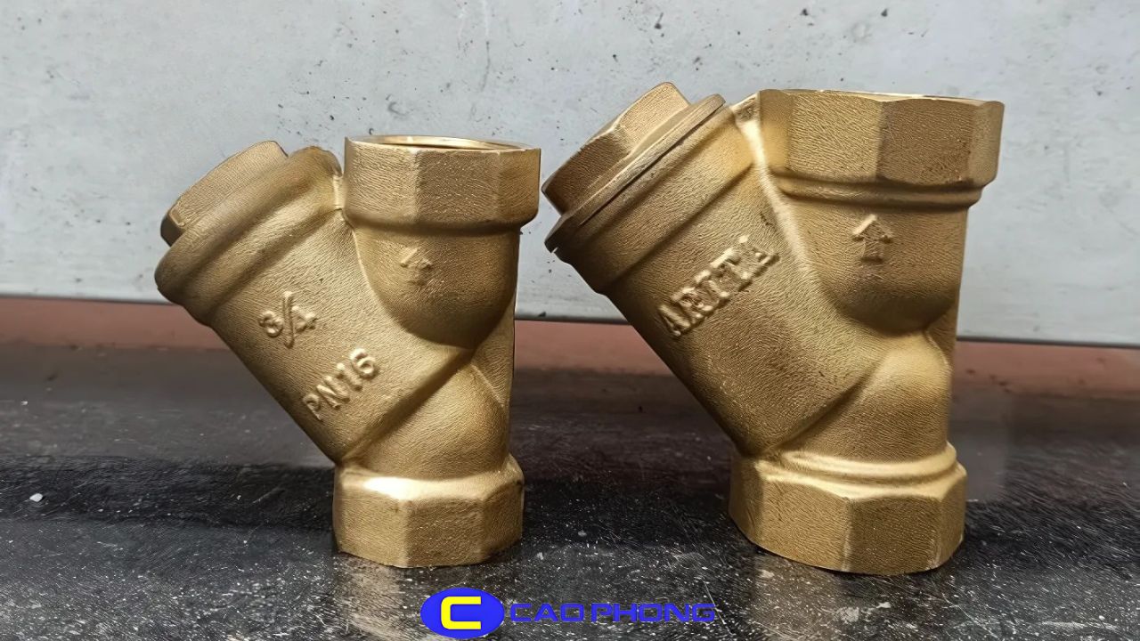 Lọc Y kết nối ren được chế tạo từ vật liệu bền bỉ và chống ăn mòn