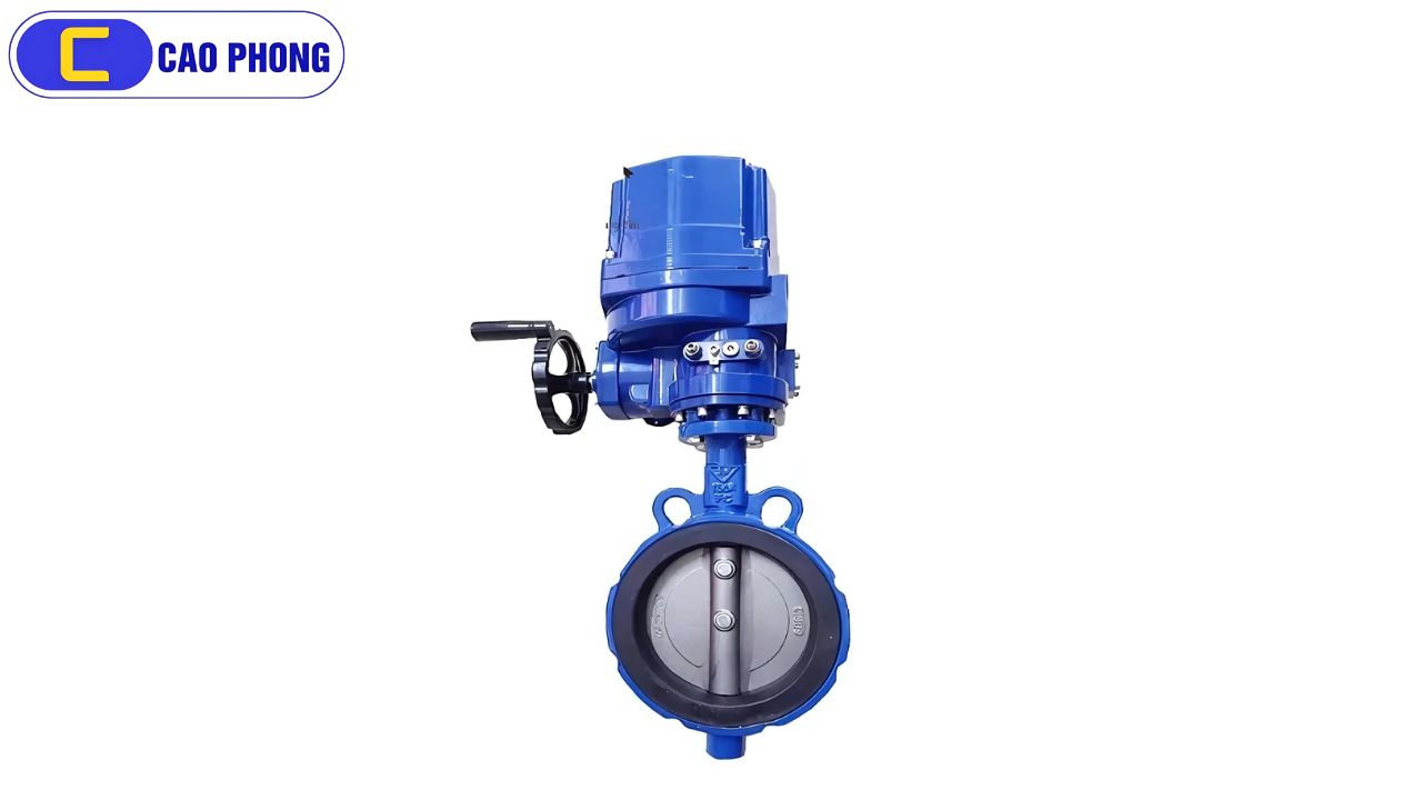 các loại van bướm phổ biến sử dụng công nghệ điều khiển điện tiên tiến