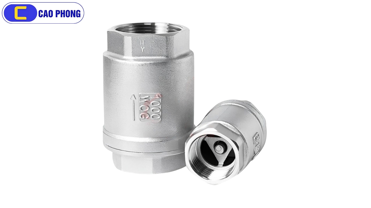 Giải pháp kiểm soát dòng chảy hiệu quả với van 1 chiều lò xo inox chất lượng cao