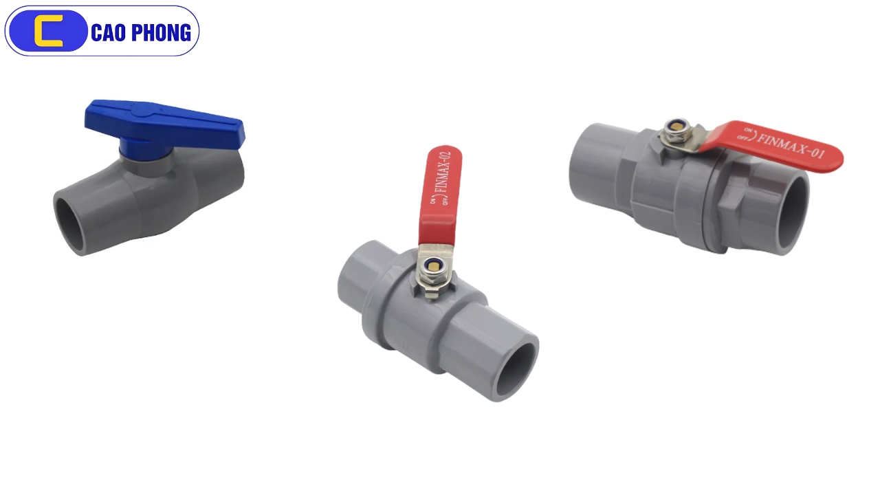 Van bi nhựa FINMAX với độ bền vượt trội chịu được áp lực và hóa chất mạnh