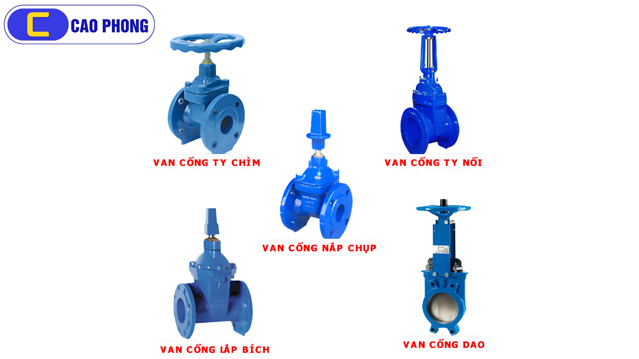 Cùng tìm hiểu phân loại các dòng van cổng phổ biến hiện tại để chọn sản phẩm phù hợp
