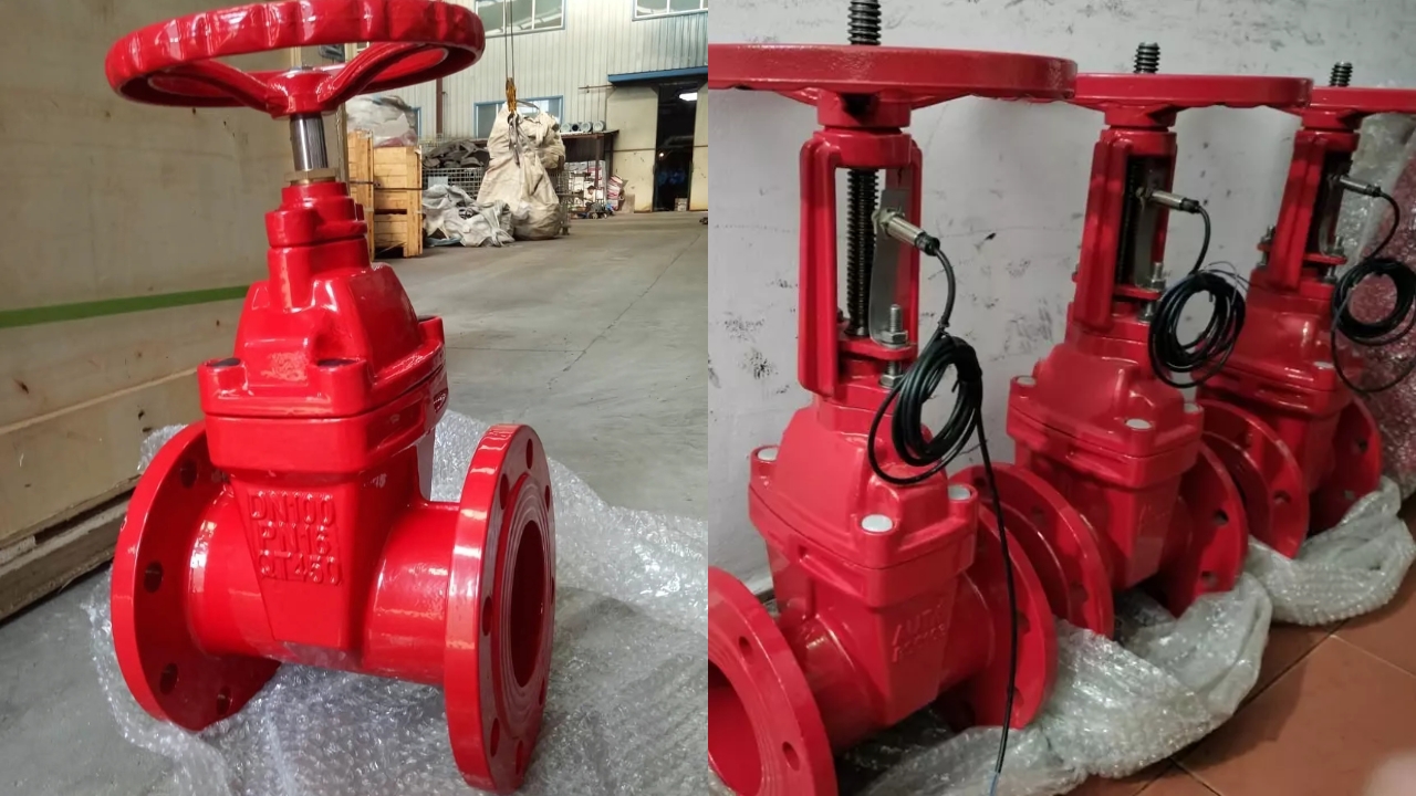 Van cổng chữa cháy bằng gang kết nối bích chất lượng cao