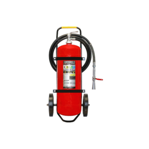 Trang bị an toàn cho nhà xưởng với bình chữa cháy Tomoken bột ABC 35kg có bánh xe di chuyển linh hoạt.