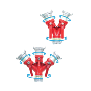 Thiết kế bền bỉ của họng tiếp nước chữa cháy 2 Chạc 3 Chạc đảm bảo an toàn tối đa cho hệ thống phòng cháy chữa cháy.