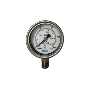 Giải pháp đo áp lực tin cậy với Đồng hồ đo áp suất WIKA 232.50.63 bottom 0 250 bar psi