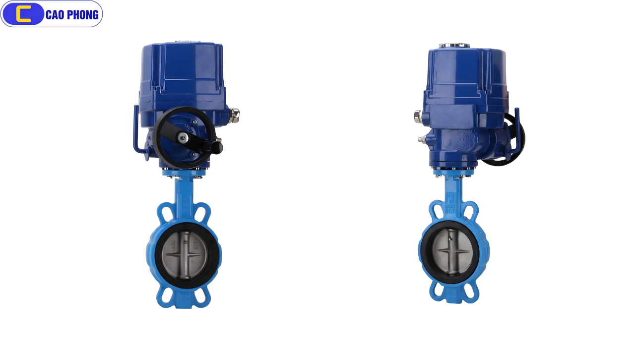 Giải pháp đóng mở tự động cùng Van bướm SamWon điều khiển điện loại có tay quay phụ