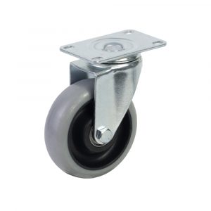 Bánh xe đẩy nhựa PP xám CP090 xoay 360 độ