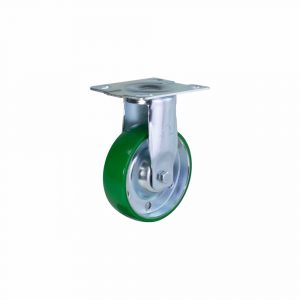 Bánh xe đẩy nhựa PU CP038 lõi thép cố định