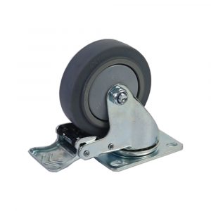 Bánh xe đẩy nhựa TPR CP026 xoay khóa