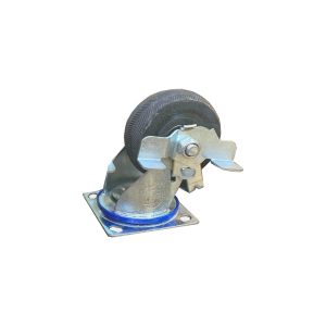 Bánh xe đẩy nhựa cao su đặc CP009 xoay có khóa