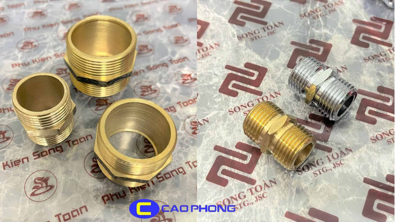 Kép ren đồng dùng kết nối nhanh cho ống ren trong