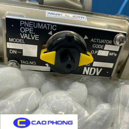 Tối ưu quy trình sản xuất bằng van bi điều khiển khí nén NDV