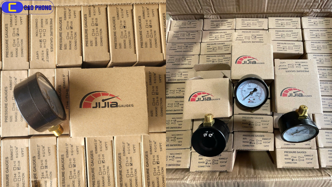 Trải nghiệm hiệu suất đo lường tối ưu cùng Đồng hồ áp suất JIJIA GAUGES chính hãng