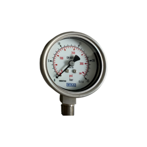 Đồng hồ đo áp suất WIKA 232.50.63 bottom 0 – 25 bar/ psi
