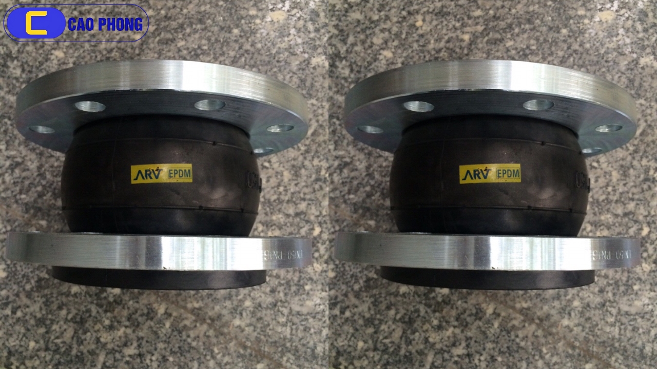 Khớp nối mềm cao su ARV Model RJC giúp giảm rung lắc và bảo vệ đường ống hiệu quả trong mọi điều kiện làm việc