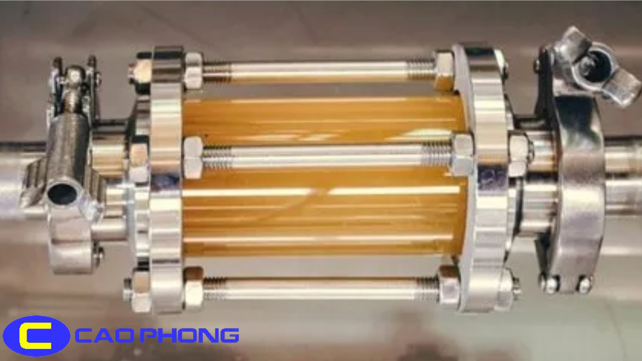 An toàn và tiện lợi với Kính Quan Sát Dòng Chảy Inox Vi Sinh Kết Nối Clamp cho dây chuyền sản xuất.
