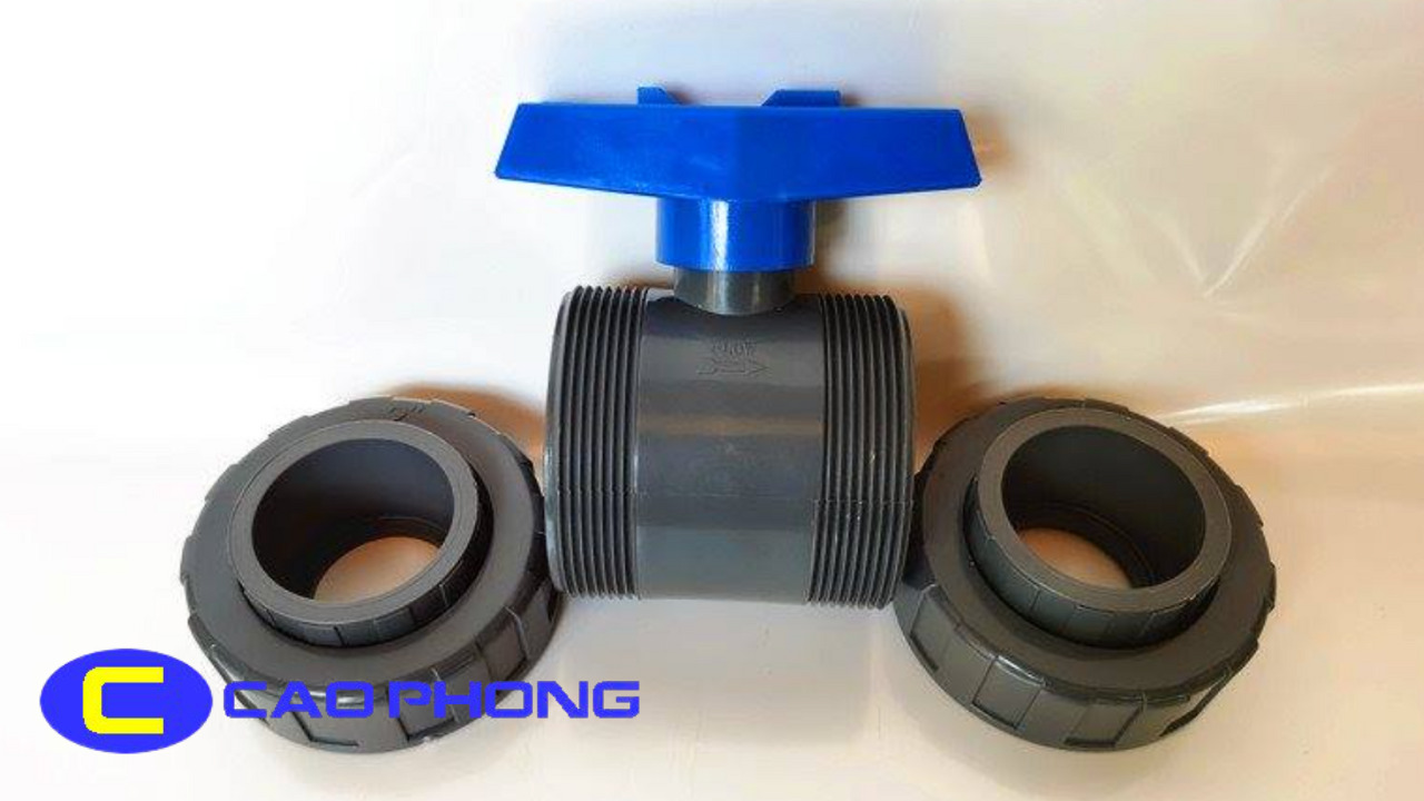 Van bi nhựa PVC 2 đầu rắc co FINMAX là lựa chọn tối ưu cho hệ thống dẫn nước sạch