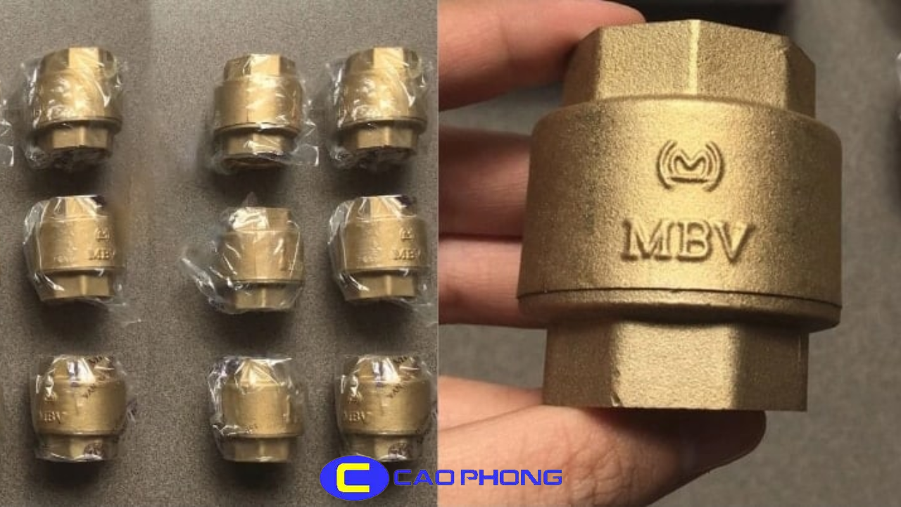 Van một chiều đồng lò xo nêm đồng MBV – PN10 vận hành êm và kín