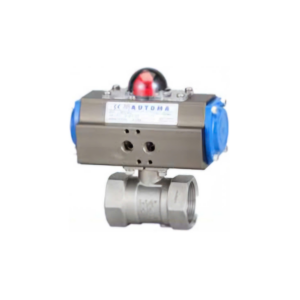 Van Bi 3 Mảnh Điều Khiển Khí Nén Lắp Ren | Double Acting | Automa Korea